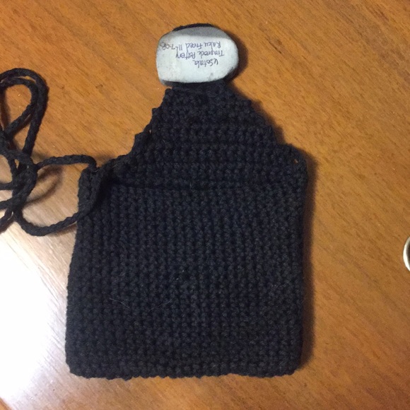 Handmade knit purse - Picture 4 of 5